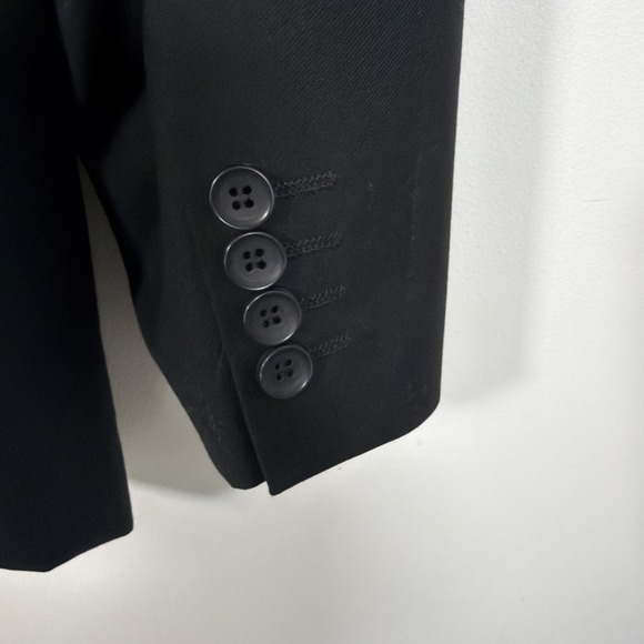 Giorgio Fiorelli Black 2 pc Suit Blazer Slim Fit Jacket 40 Pant 34 x 30 Formal - Picture 4 of 12